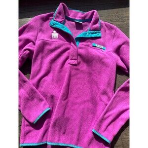 Columbia Purple Pullover Long Sleeve Cotton Blend Sweater Women's Size S
